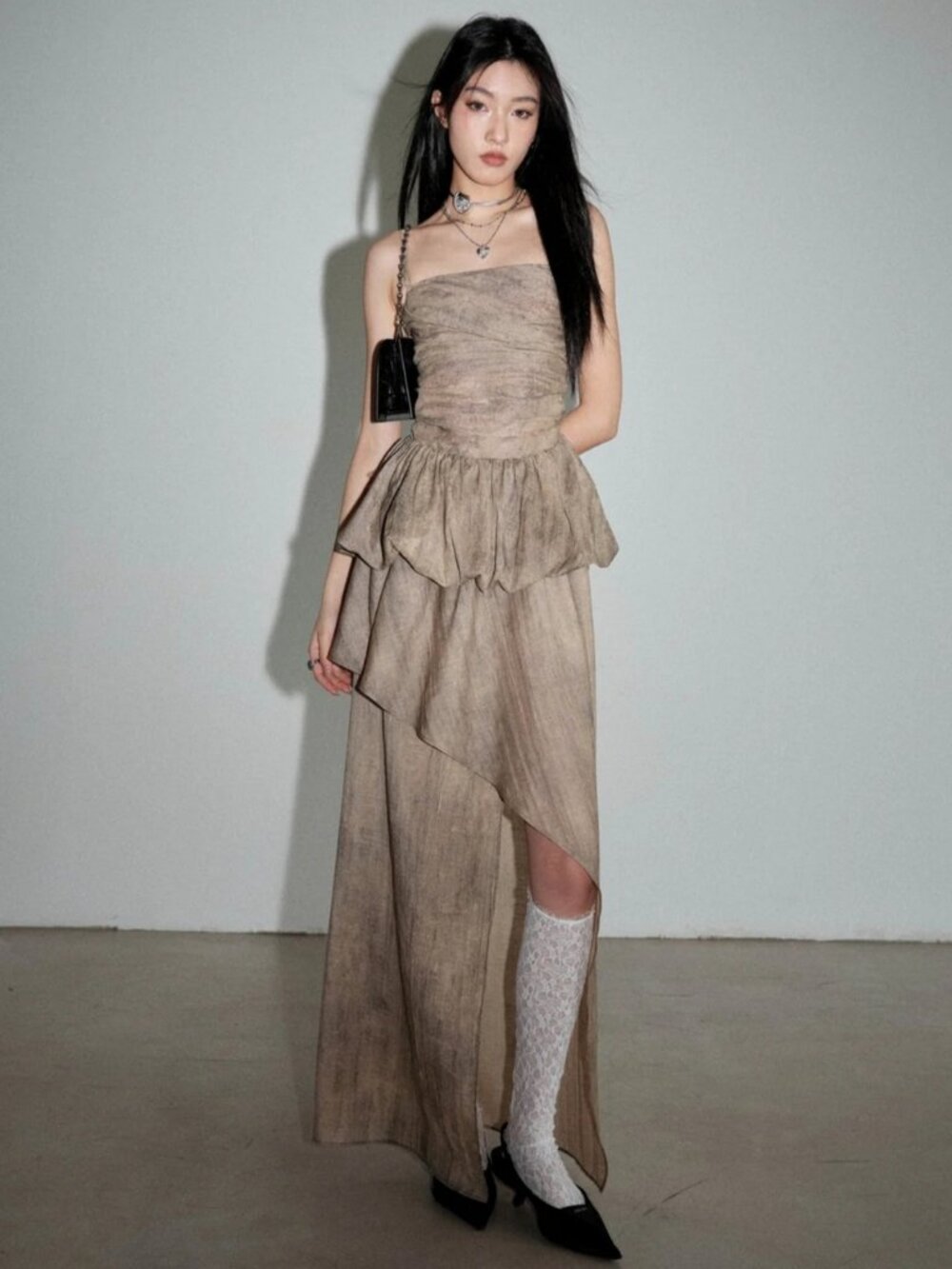 JNYLON Studios | Ancient Greek Beauty God Pleated Set (Size 6) | Brand New